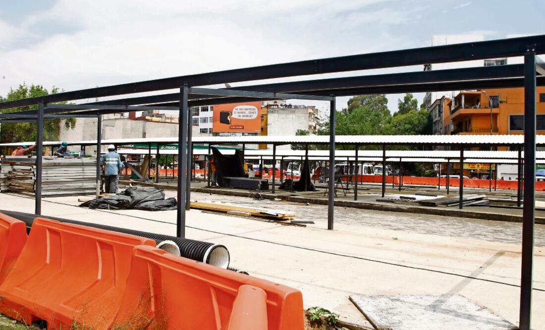 Por la renovación del paradero y construcción de dos túneles la iniciativa privada invertirá 920 millones de pesos (IRVIN OLIVARES. EL UNIVERSAL)