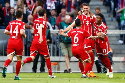 El Bayern goleó al Monchengladbach