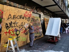 Comerciantes del Centro Histórico no recuerdan una marcha tan violenta como la del 2 de octubre