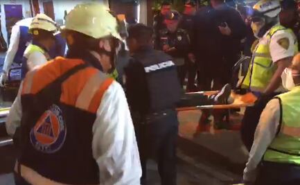 Joven se lanza a las vías del Metro Bellas Artes y sobrevive