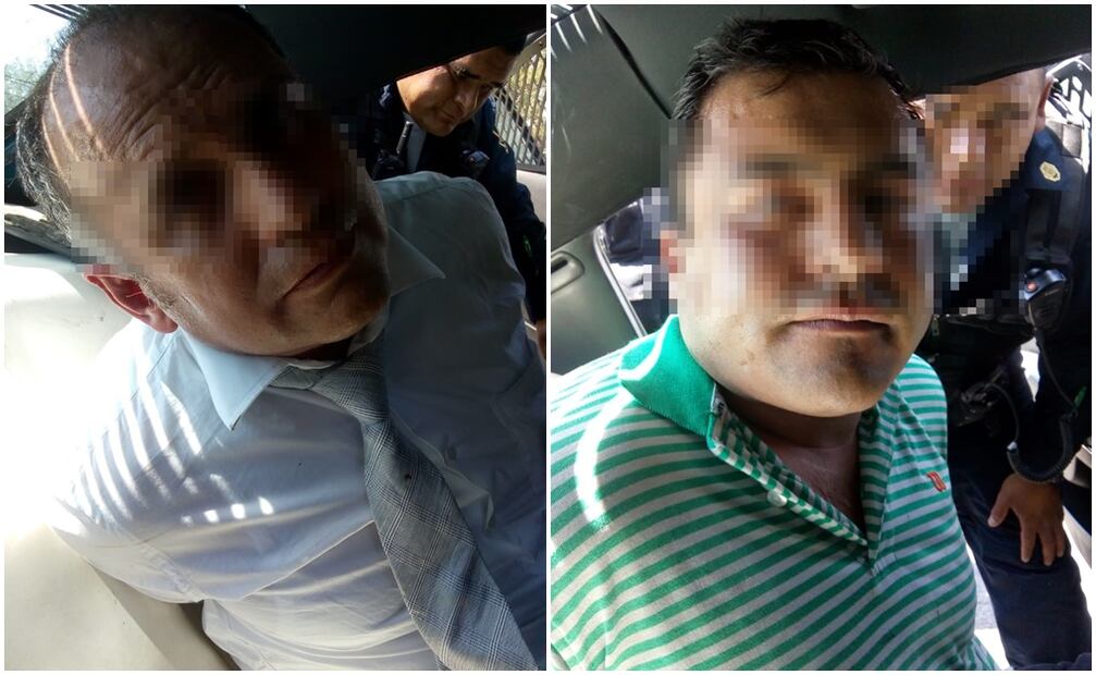 Arturo Santana Alfaro( corbata) y su acompañante ( rayas) Fotografía: Especial