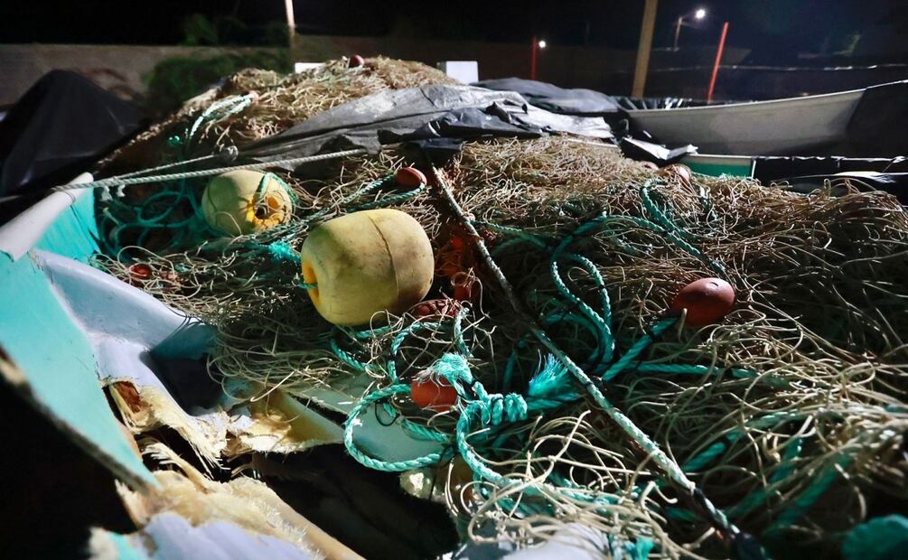 Redes de pesca de totoaba (29/10/2025). Foto: Especial