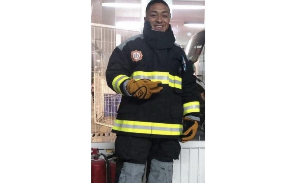 Bombero Christian Fabián Rodríguez Cisneros (02/04/2025). Foto: Especial