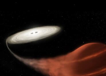 Detectan una estrella "vampiro" a unos 3 mil años luz de la Tierra