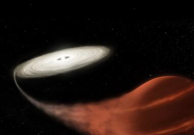 Detectan una estrella "vampiro" a unos 3 mil años luz de la Tierra