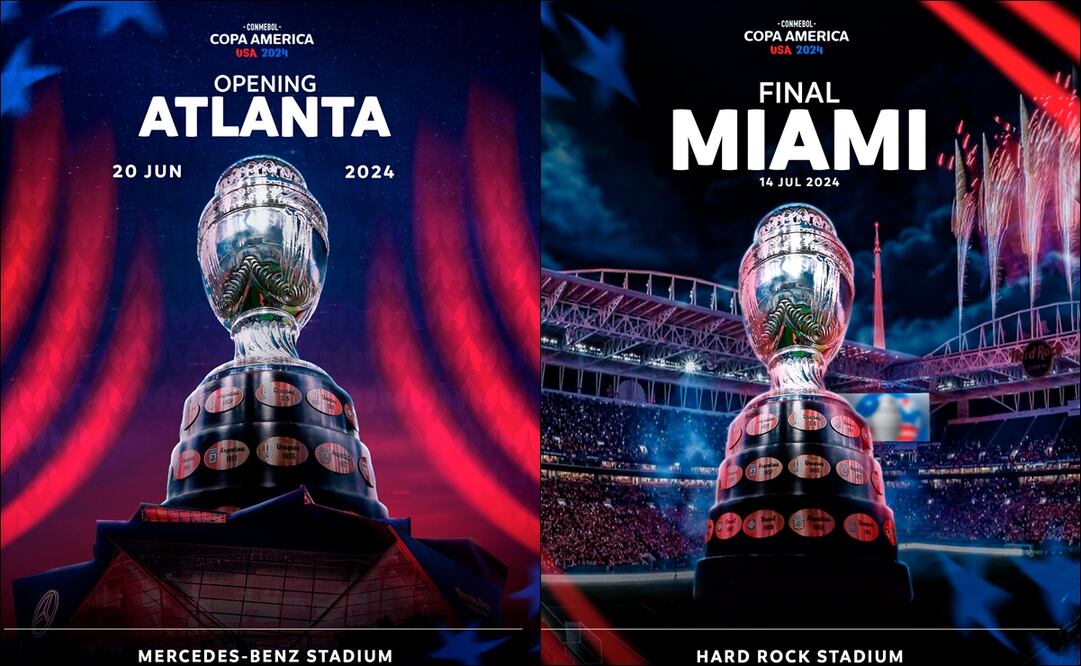 Oficialmente, la Conmebol comunicó las sedes de la apertura y de la final de la Copa América 2024 / FOTO: @CopaAmerica