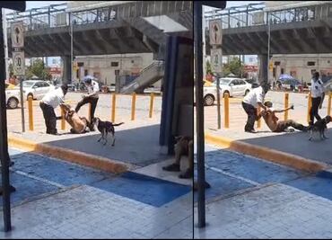 VIDEO: Guardias de seguridad golpean a un hombre en situación de calle en Nuevo León