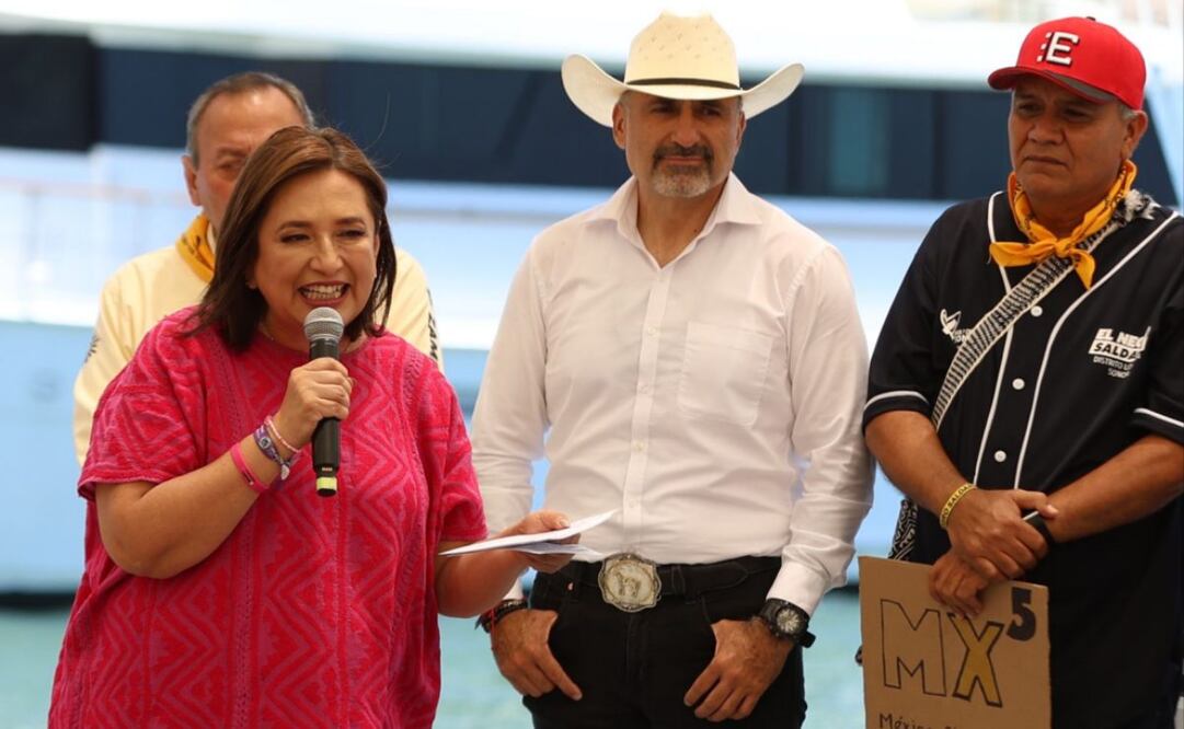 Xóchitl Gálvez, candidata presidencial por el PAN, PRI y PRD. Foto: Berenice Fregoso/EL UNIVERSAL