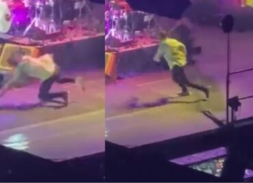 VIDEO: Ringo Starr sufre tremenda caída durante actuación en vivo