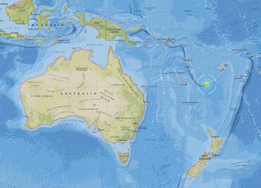 Alerta de tsunami en 3 países del Pacífico Sur tras sismo de 7.6 grados