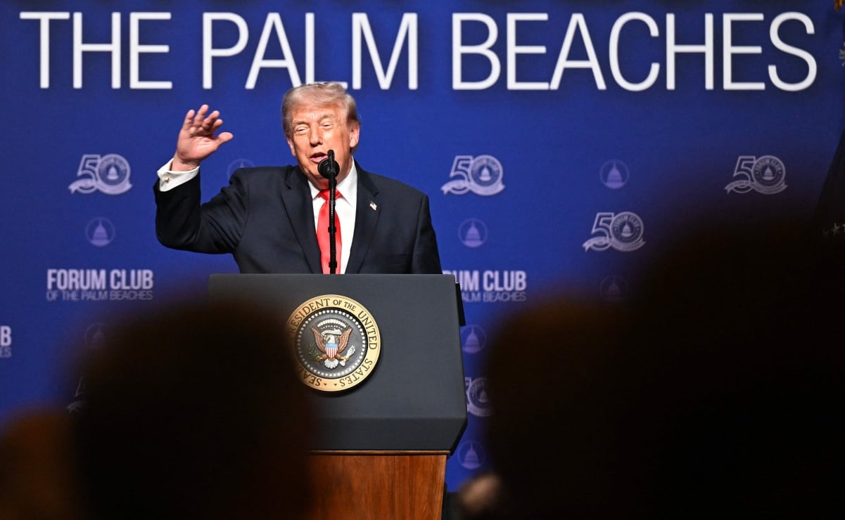 Trump vuelve a imitar la voz de Sheinbaum y reitera postura sobre el Golfo de México