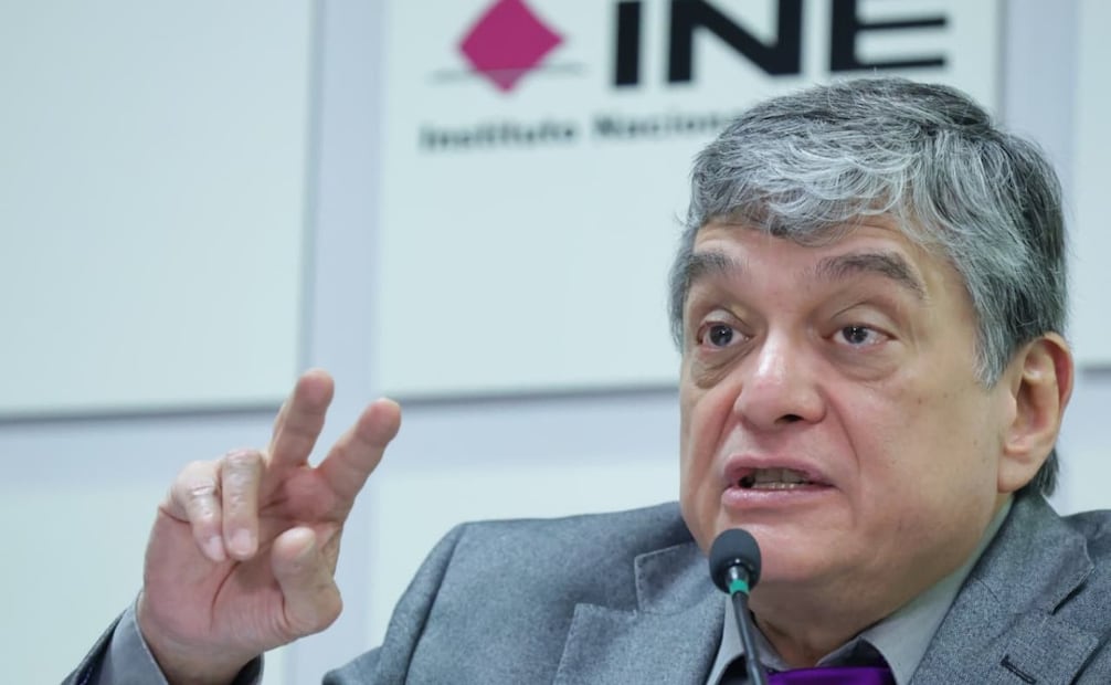 Conferencia de prensa con el consejero Uuc-Kib Espadas Anxina, en la sala de prensa del INE este martes 20 de enero de 2026. Foto: Fernanda Rojas/ EL UNIVERSAL