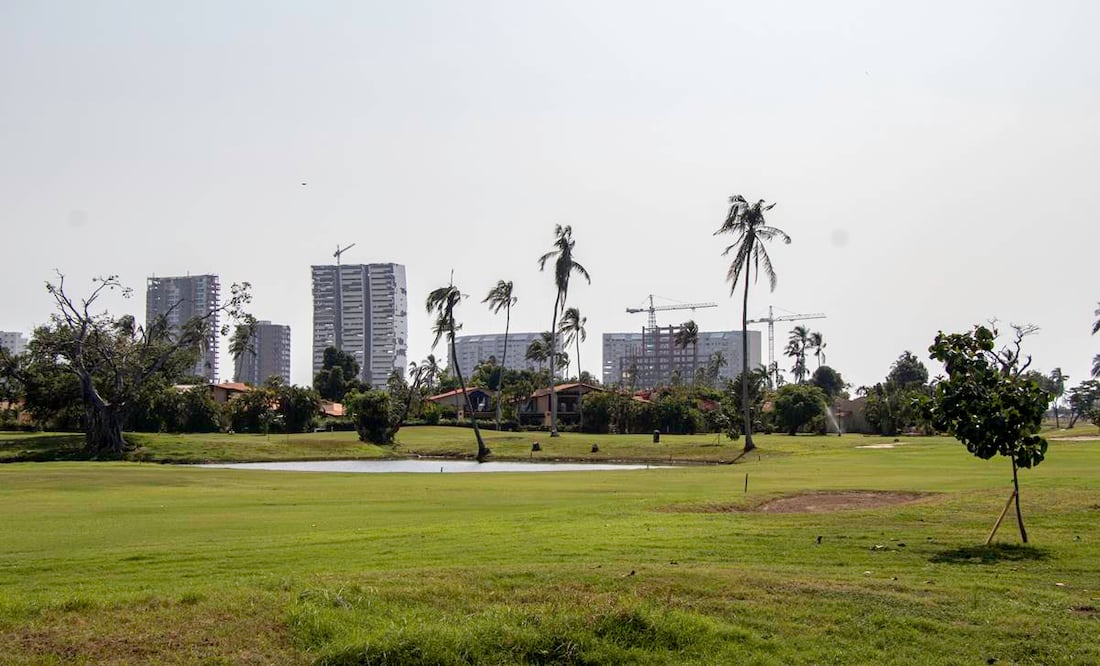 Acapulco Diamante, la zona más exclusiva de la ciudad, se levantó sobre humedales y arroyos; ahora sufre las consecuencias. Foto: David Juárez / EL UNIVERSAL