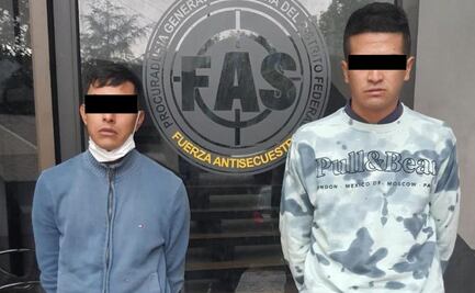 Caen dos presuntos extorsionadores de "La Unión Tepito" en Venustiano Carranza