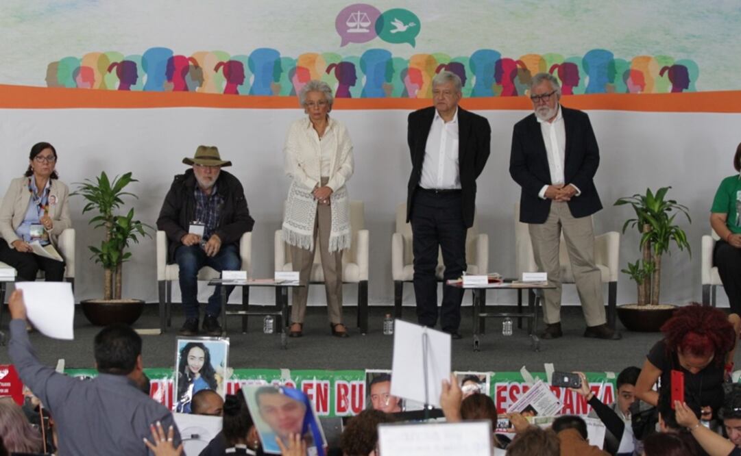 Andrés Manuel López Obrador participó en el Segundo Diálogo por la Paz, la Verdad y la Justicia. Foto: Carlos Mejía / EL UNIVERSAL