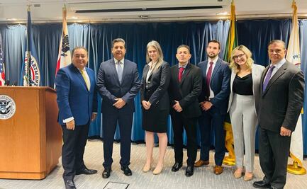 García Cabeza de Vaca concluye gira de trabajo en EU en el Departamento de Seguridad Nacional