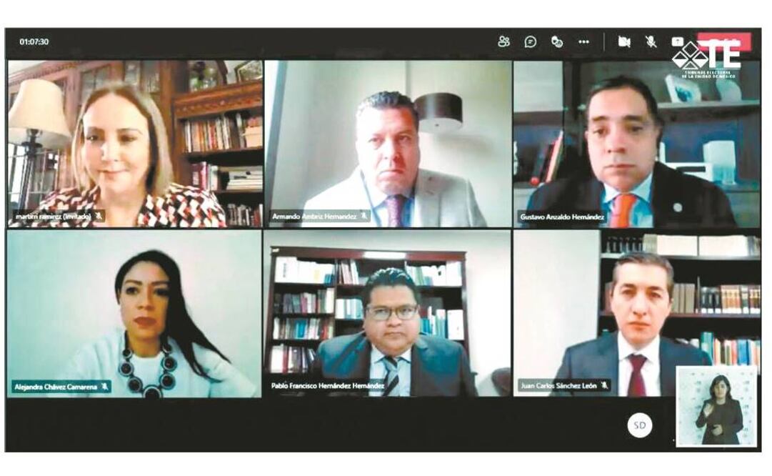 Los magistrados explicaron que el Congreso local fijará la sanción a Tabe porque la falta fue cuando era diputado capitalino. Foto: Cortesía.