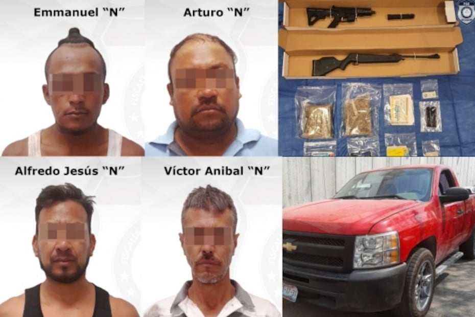 Catean rancho en Morelos relacionado al CJNG; aseguran armas, drogas y vehículos