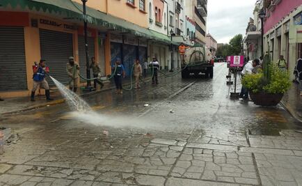 Retiran a comerciantes ambulantes del Centro Histórico de Oaxaca