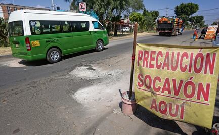 Oriente del Edomex, una mina de baches	