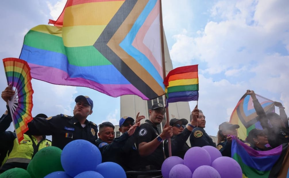 Aspectos de la 48 Marcha del Orgullo LGBTTTIQA+ en la Ciudad de México. Foto: Luis Camacho / EL UNIVERSAL
