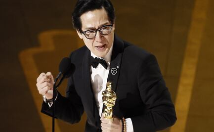 Al borde del llanto Ke Huy Kuan recibe su primer Oscar: "Este es el sueño americano"