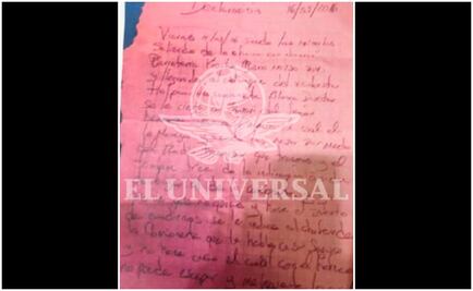 Carta póstuma sí es de escolta: Montes de Oca