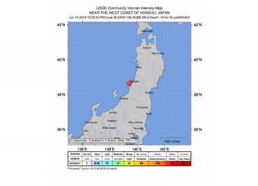 Emiten alerta de tsunami tras sismo de magnitud 6.8 en Japón