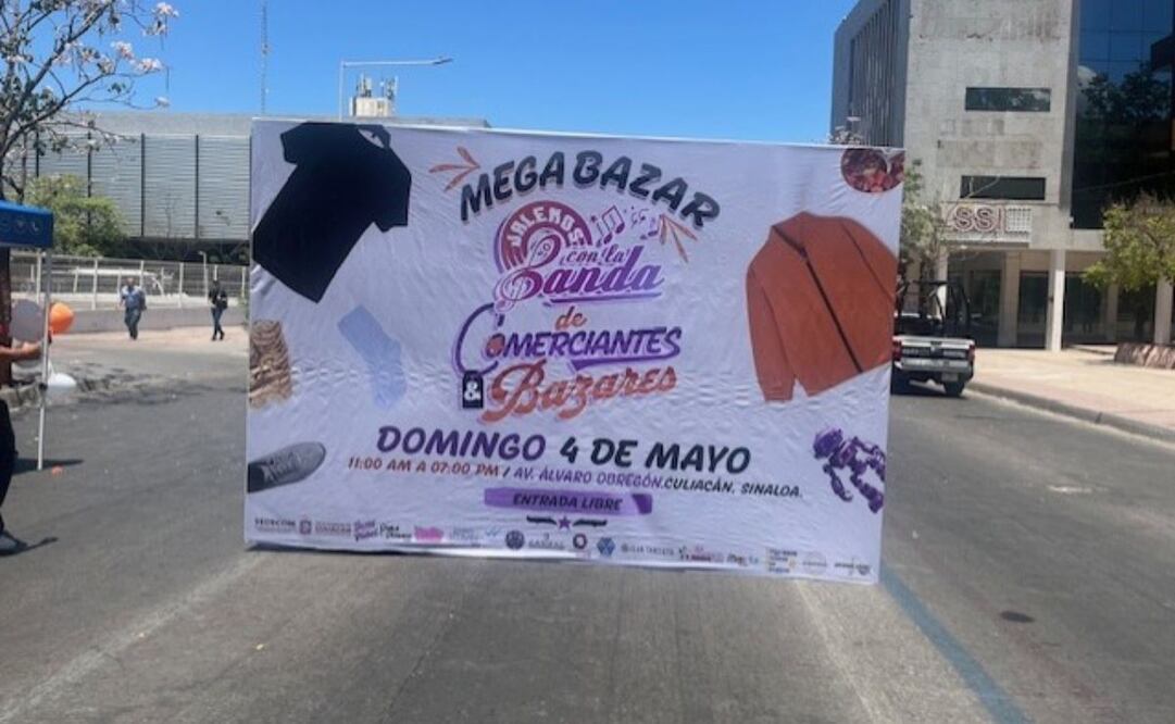 Realizan bazar para rescatar actividad comercial afectada por violencia en Sinaloa (04/05/2025). Foto: Javier Cabrera Martínez / EL UNIVERSAL