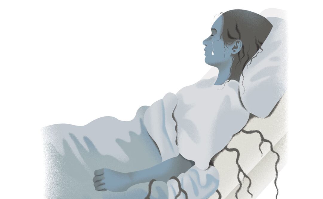 Camila lleva toda su vida en un hospital. (07/04/2025) Ilustración: Iván Vargas