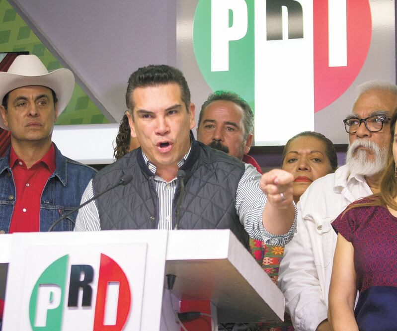 El dirigente tricolor, Alejandro Moreno, urgió a que se transparenten recursos destinados a programas. Foto/ANDREA MURCIA. CUARTOSCURO