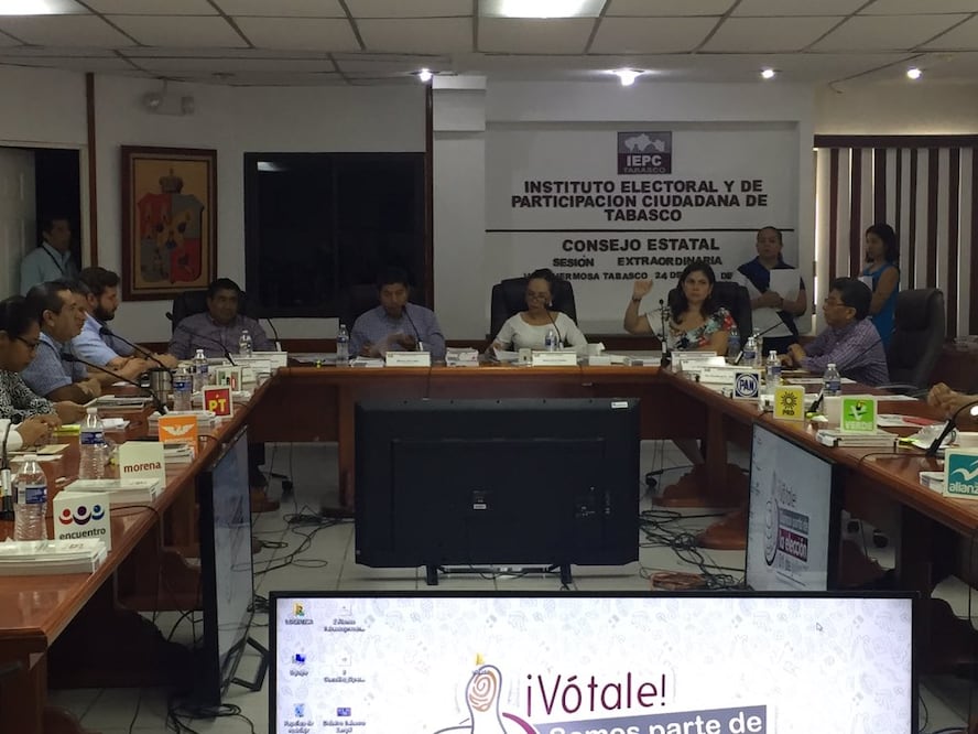 Foto: tomada de Twitter @IEPCTabasco