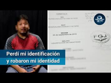 Perdí mi identificación y robaron mi identidad