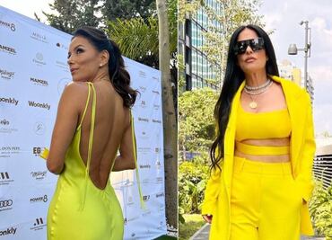Eva Longoria y otras celebs confirman que el amarillo es el color del momento