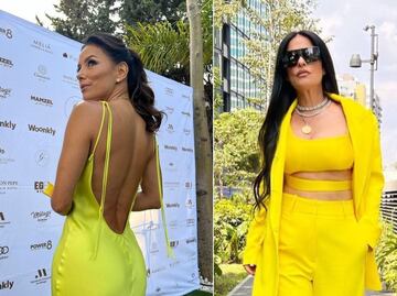 Eva Longoria y otras celebs confirman que el amarillo es el color del momento