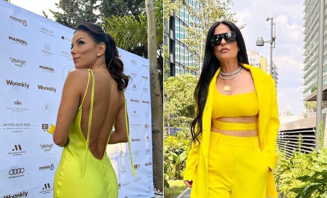 Eva Longoria y otras celebs confirman que el amarillo es el color del momento