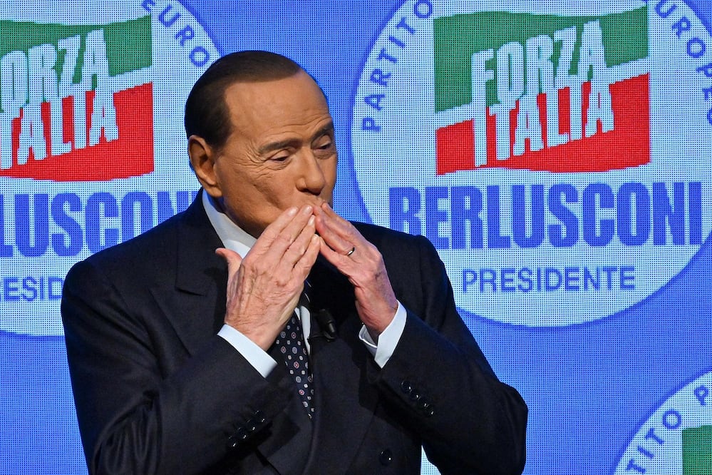 Silvio Berlusconi, exprimer ministro y líder del partido derechista Forza Italia. Foto: AFP