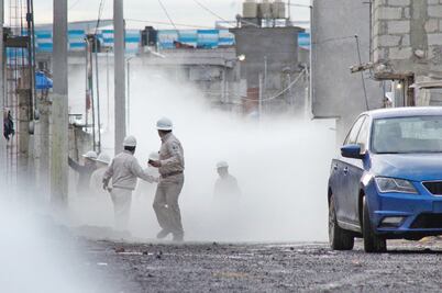 Viven mil 200 familias alto riesgo de explosión