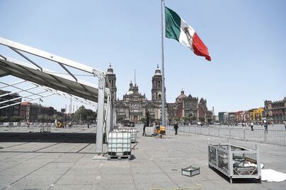 INAH autoriza parcialmente obras en Zócalo capitalino