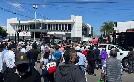 Con protesta, transportistas exigen alza al precio del pasaje en Puebla