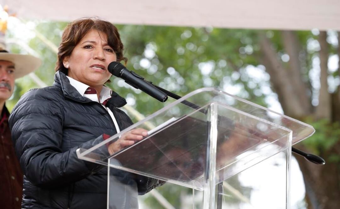 La candidata del Morena al gobierno del Estado de México, Delfina Gómez