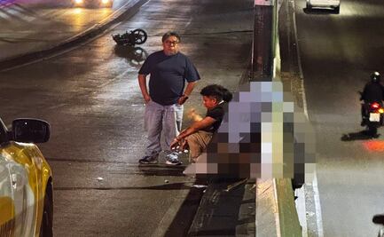 Motociclista fallece tras accidente en alcaldía Iztacalco; conducía a exceso de velocidad