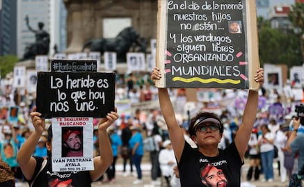 Madres buscadoras marchan para exigir cese a las desapariciones en México; "no es tiempo de celebrar", lamentan