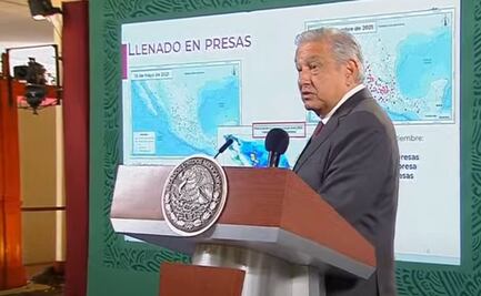 Las presas del país están llenas, no habrá falta de agua: AMLO