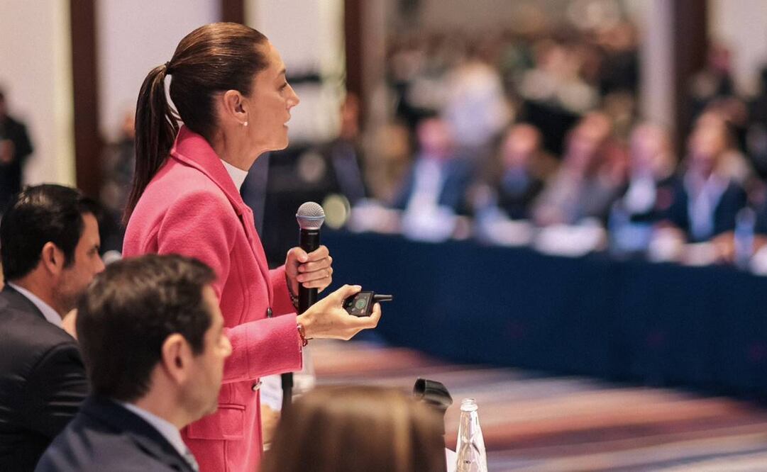 Claudia Sheinbaum en reunión con empresarios de Guanajuato / Foto: @Claudiashein