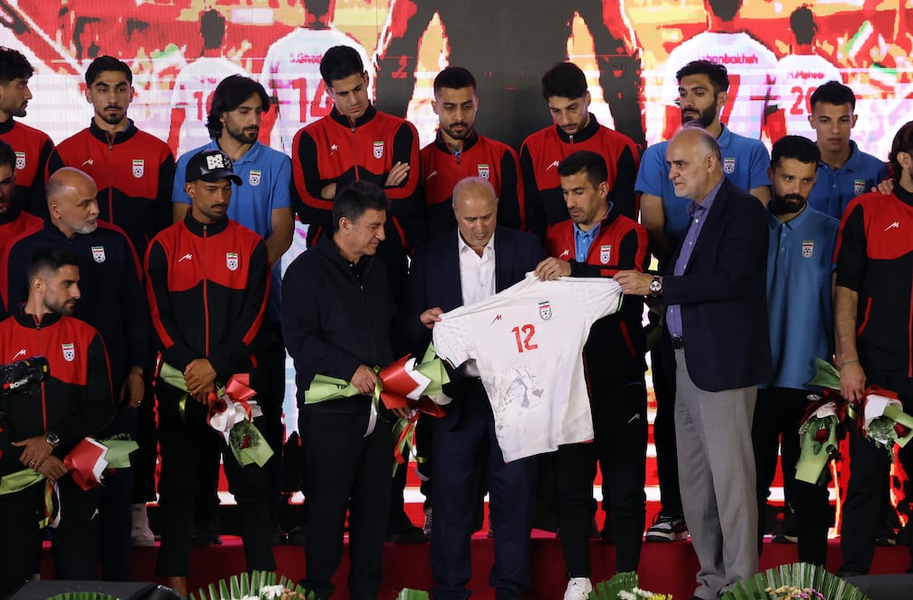 Despedida de la selección de Irán, rumbo al Mundial de 2026 - Foto: AFP