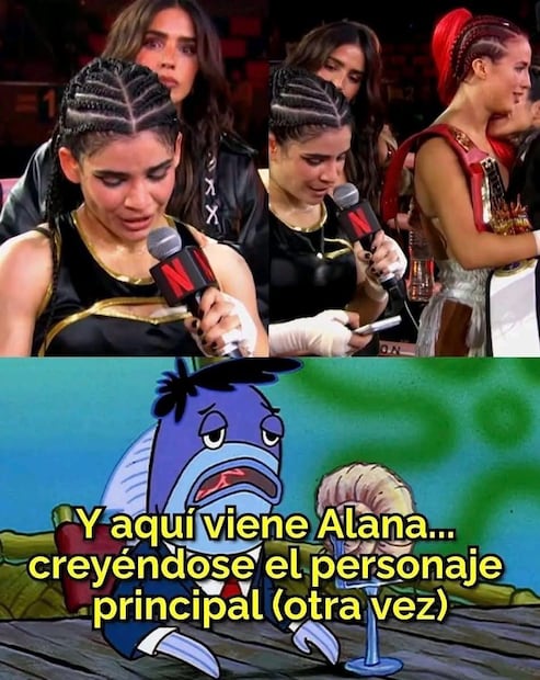 Los mejores memes que dejó la derrota de Alana Flores contra Flor Vigna. Foto: Captura de pantalla