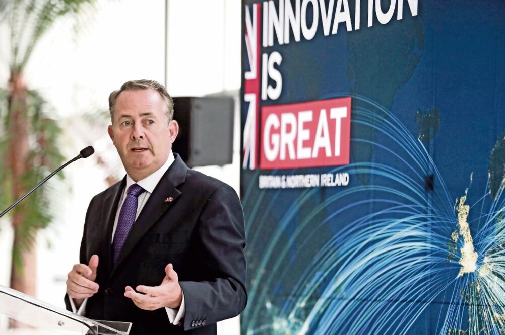 Liam Fox, ministro de Comercio del Reino Unido, señaló que la relación entre su nación y México es sólida, pero crecerá más si se redoblan esfuerzos. (ALEJANDRA LEYVA. EL UNIVERSAL)