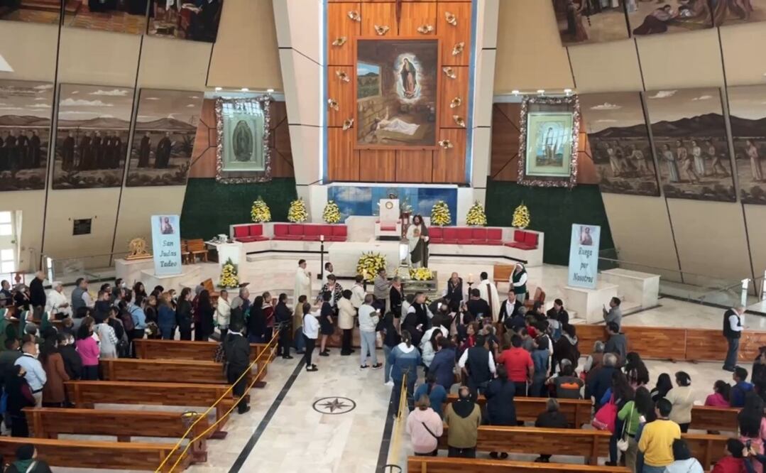 En la también conocida como iglesia de San Juan Diego se estarán exhibiendo las reliquias únicamente este viernes. Foto: Especial
