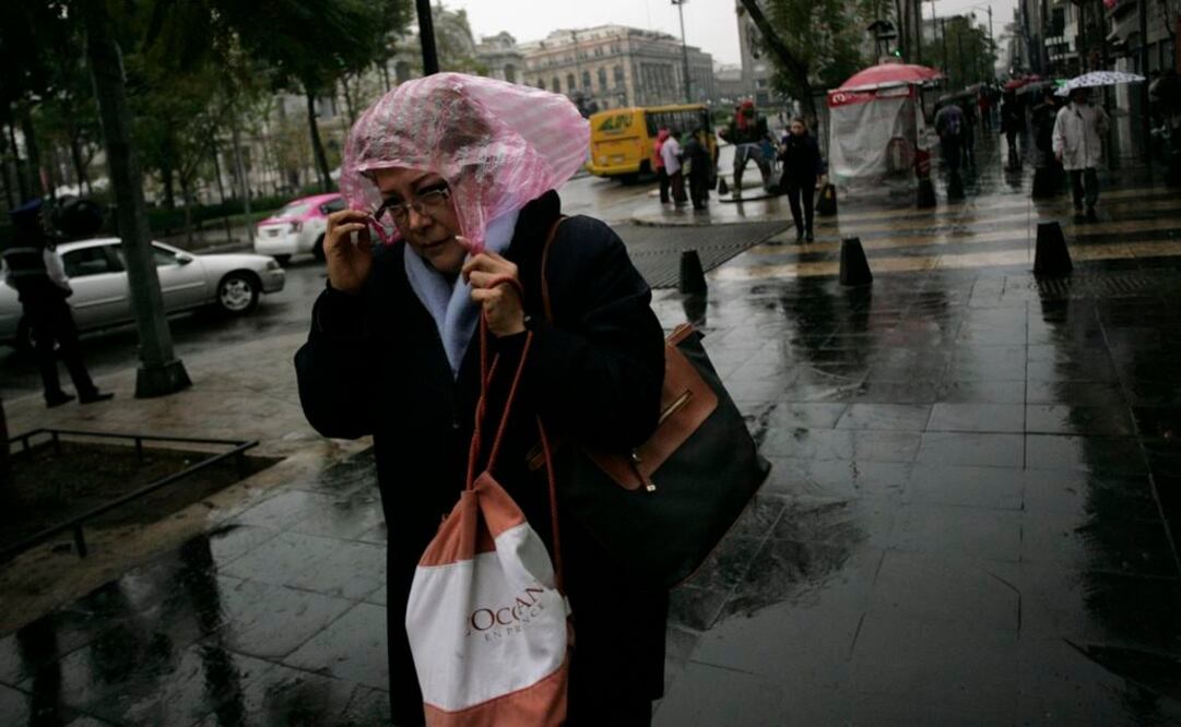 Lluvias en la CDMX. Foto: EL UNIVERSAL